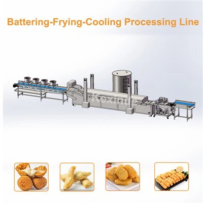 آلة القلي المستمر الأوتوماتيكية مورد خط إنتاج القلي